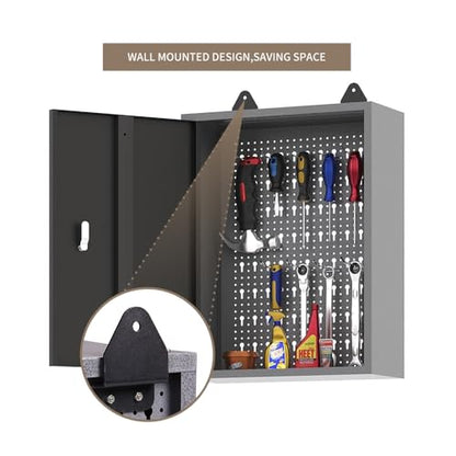 Workshop Tool Cabinet Set System with Wood Worktop Workbench (02)