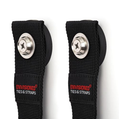 Black Heavy Duty Magnet for Hanging Straps (Magnet for Hanging Straps (2 Pack))