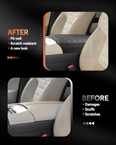 for 2025 2026 Nissan Armada Center Console Cover Armrest Box Cover for Armada (Nissan Armada 2025-2026 Thickened)