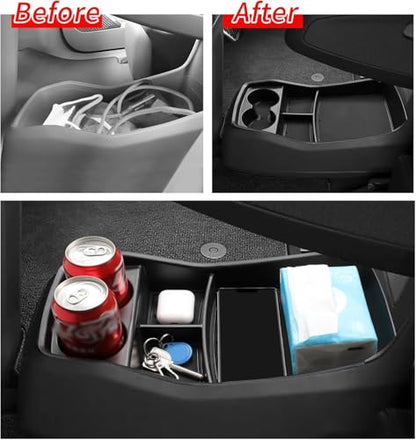 Center Console Lower Organizer Tray for Kia EV9 2026 2023 (Center Console Lower Organizer Tray)