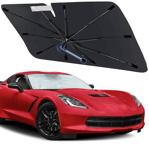 Windshield Sun Shade for Chevrolet Corvette 2005 (Fit for Chevrolet Corvette 2005-2019)
