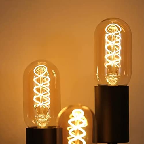 Vintage LED Spiral Filament Bulb T14 (4.33in(110mm))