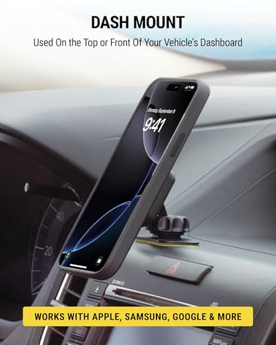 MAGDM 10KFLT MagicMount Magnetic Car Phone Mount for Dashboard (Dash / 10 Pack)
