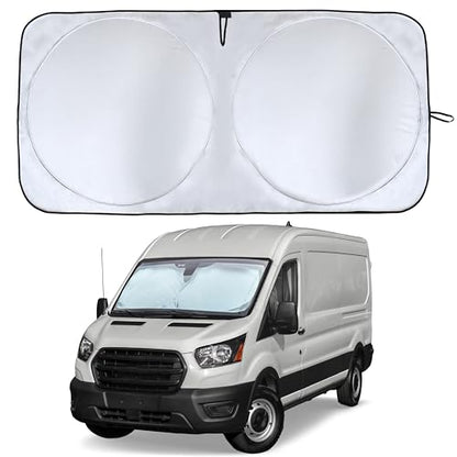 Windshield Sun Shade for Ford E (XXX-Large)