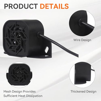 12V 48V Wired Backup Alarm (Black 1PC)