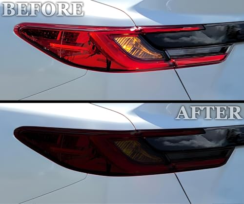 Rear Taillight Tail Light Tint Kit PPF Compatible with Toyota Camry 2025 (Rear Kit / Dark Smoke)