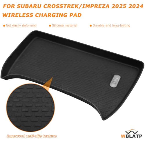 Wireless Charging Pad for 2024 (For Subaru Crosstrek 2024-2026)