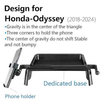 Car Phone Holder Center Console Organizer For Honda Odyssey 2018 2019 2020 2021 2022 2023 2024 Auto Accessories Navigation Interior Decoration Screen Mobile Cell Phone Mount case【Not Fit Odyssey 2025】