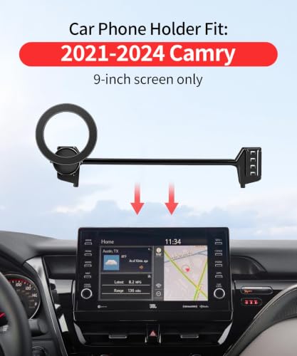 Car Phone Holder for Toyota Camry (for 2021-2024 Camry/Hybrid(9 inch screen only))