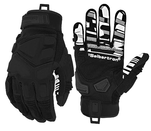SPS 1 Unisex Touchscreen Road Racing Motorcycle MTB Sports Gloves Also fit BMX MX ATV Mountain Bike Bicycle Cycling Off (Black SPS-1 / M Youth)