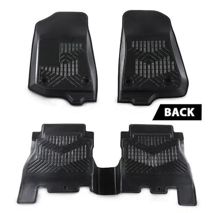 Floor Mats Fit 2018 (18-24|Fit Jeep Wrangler|3PCS)