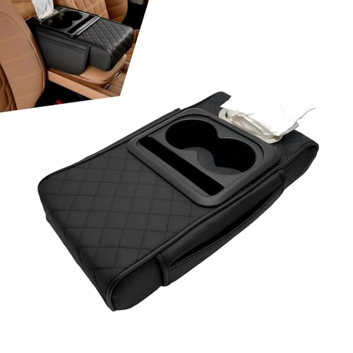 Car Center Console Cover (1 PC / Black)