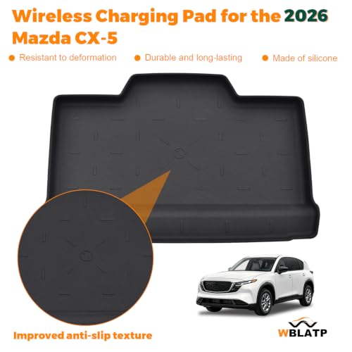 Wireless Charging Mat for 2026 Mazda Cx5 Accessories (for Mazda CX5 Accessories 2026)