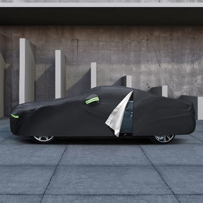 Car Cover Multi (Black / Custom Fit for Toyota Camry Honda Accord)