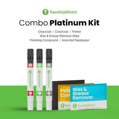 1G3 Magnetic Gray Metallic Compatible with Toyota Exact Match Touch Up Paint Combo (Combo - Platinum Kit / Magnetic Gray Metallic)