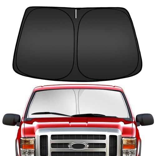 Windshield Sun Shade for Ford Super Duty F250 F350 F450 2017 (for Ford Super Duty F250 F350 F450 F550 2017-2025)