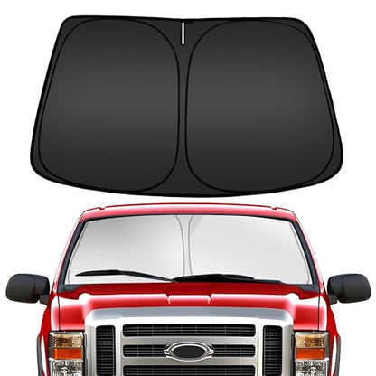 Windshield Sun Shade for Ford Super Duty F250 F350 F450 2017 (for Ford Super Duty F250 F350 F450 F550 2017-2025)