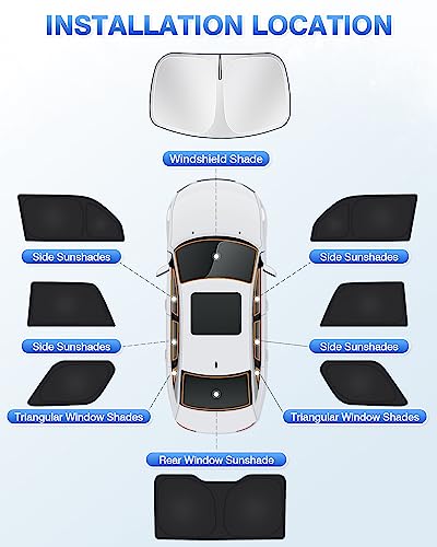 Window Shades for 5th Gen Toyota 4Runner 2010 (Toyota 4Runner 2010-2024)