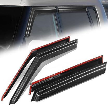 4PCS Tape On Window Visors for 2010 (10-13 Soul)
