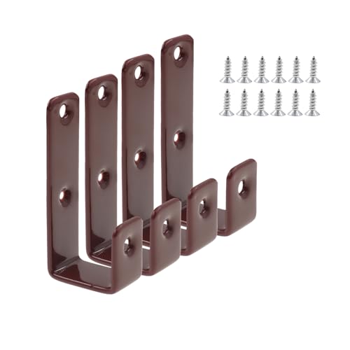 Bunk Bed Ladder Hooks Brackets (Coffee)