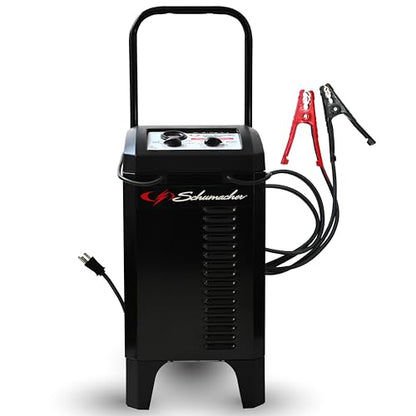 Wheeled Manual 6A Car Battery Charger and 150A Engine Starter (150 Amp)