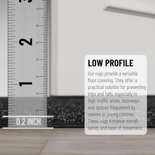 3'11" x 10' Hallway Runner with Scraper Pile