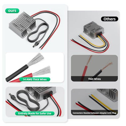 Starlink Standard 4X Gen 3 Power Adapter 12V to 57V 4.5A Converter Supply (DC Male Plug)