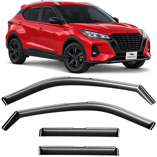 in Channel Extra Durable Rain Guards for Nissan Kicks 2018 (For Kicks 18-24)