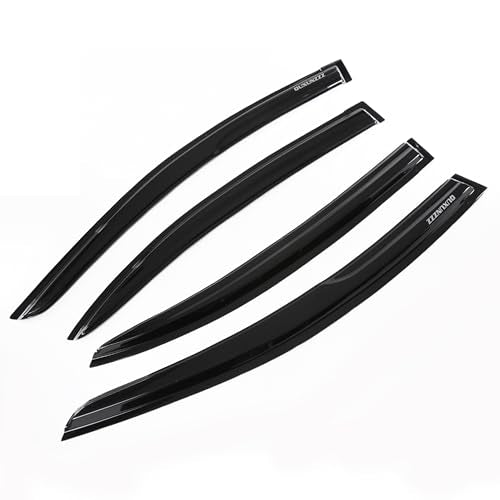 Outside Mount Window Visors Rain Guards for Honda Civic 4Dr Sedan 2012 (2012-2015)