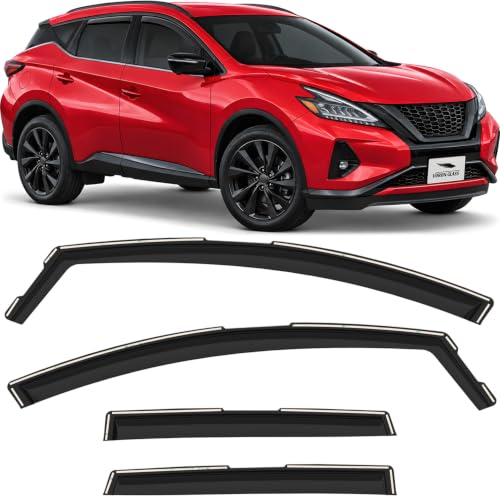 in Channel Extra Durable Rain Guards for Nissan Murano 2015 (For Murano 15-24)
