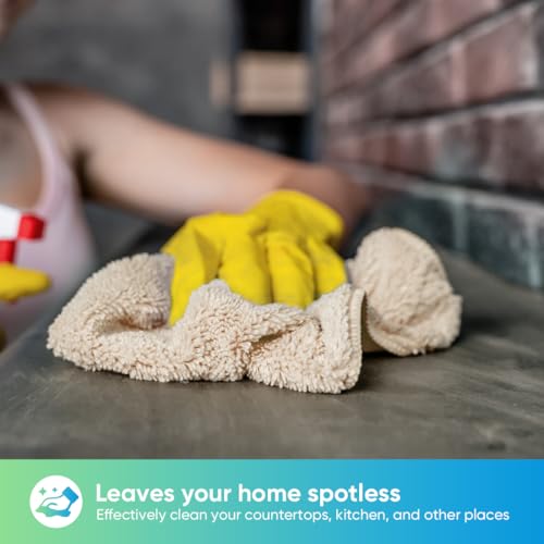 Brown Microfiber Cleaning Cloth (Brown)