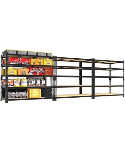 3250 LBS Heavy Duty Garage Storage Shelves Adjustable Shelf (48" W x 24" D x 72" H)