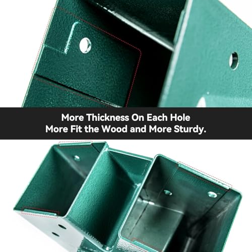 Heavy Duty Swing Sets Brackets Including 2 Green A (Light Green)
