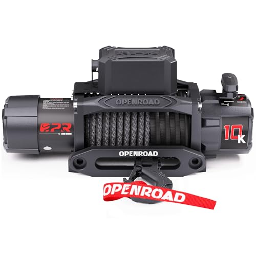 10000 lb. Waterproof IP68 Electric Winch (10000lb Black)