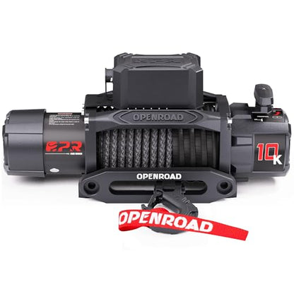 10000 lb. Waterproof IP68 Electric Winch (10000lb Black)