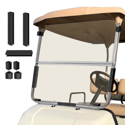 Golf Cart Foldable Windshield 3 (Tinted)