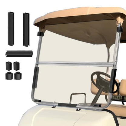 Golf Cart Foldable Windshield 3 (Tinted)