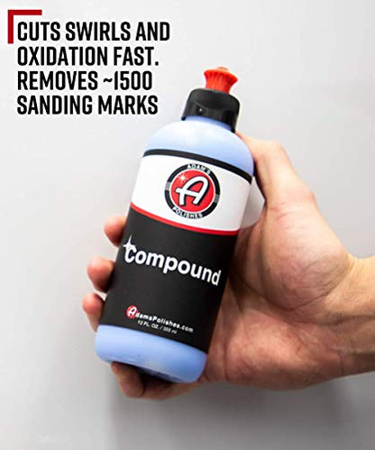 Adam's Paint Correcting Compound 12oz (Compound Only - No Pads)