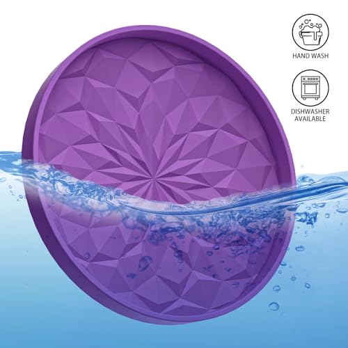 Car Coasters for Cup Holders [4 Pack] (4pack-deep Purple)