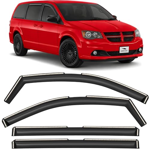 in Channel Extra Durable Rain Guards for Dodge Grand Caravan 2008 (For Grand Caravan 08-20)