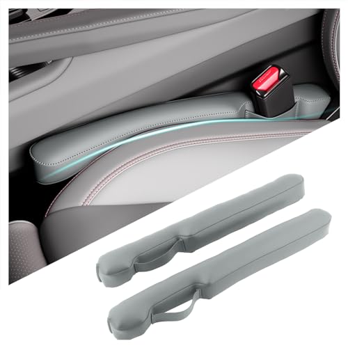 2026 2PCS Upgraded Car Seat Gap Filler with Fixing Ring (Sage Green)