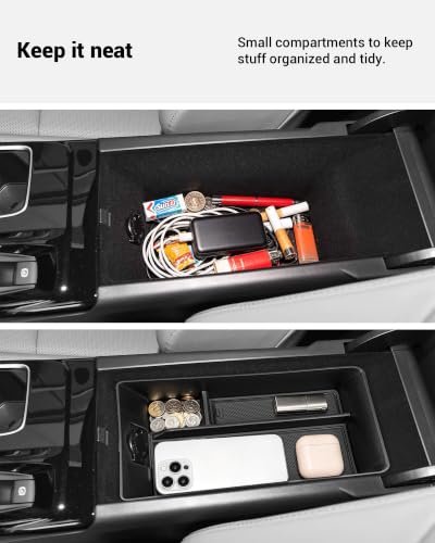 2Pcs Center Console Organizer Fit for Toyota Camry 2025 2026 (Fit for Toyota Camry 2025-2026)