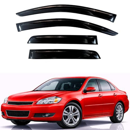 Rain Guards Window Visors for 2006 (2006-2013 Impala & 2014-2016 Impala Limited)