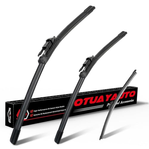 24"+20"+11" Windshield Wiper Blade Replacement for Ford Escape 2020 (24"+20"+11"(Pinch Tab))