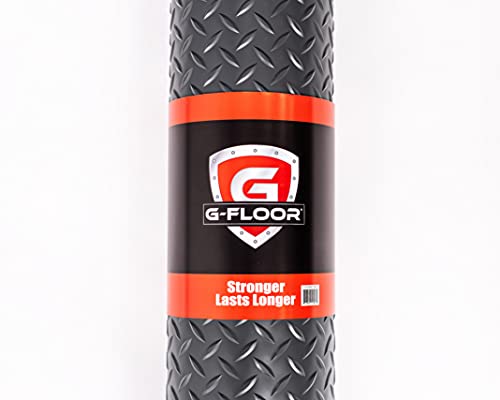 Diamond Tread Garage Flooring Mat (8'6" x 22' / Slate Grey)