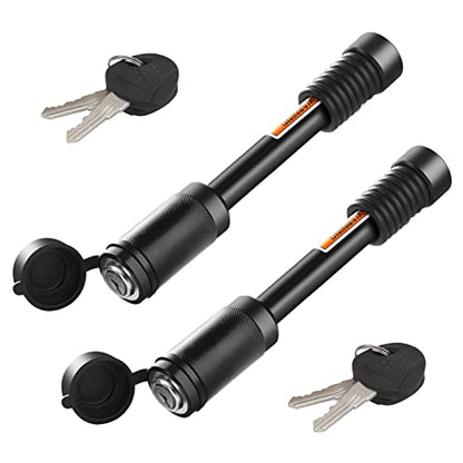 Trailer Hitch Locks (4" Pin / Keyed Alike 2pack)