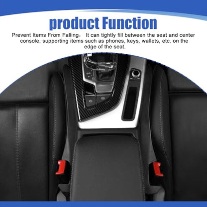 2PCS Car Seat Gap Filler (Black)