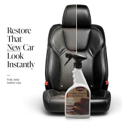 3-in-1 Leather Cleaner & Conditioner (22 oz) - Restores Natural Oils, Removes Stains and Hides Scuffs (22 Fl Oz (Pack of 1))