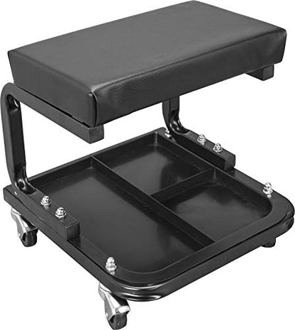 ATR6300B Rolling Creeper Garage (Creeper seat-250lbs-Black)