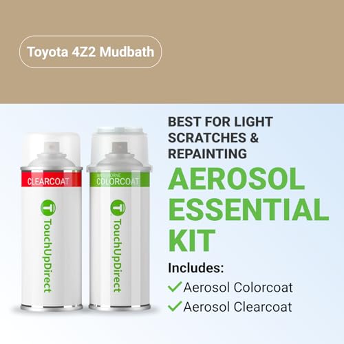 Car Paint Touch Up Spray Kit (Aerosol Spray - Essential Kit / Mudbath)